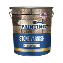 Varnish for stone